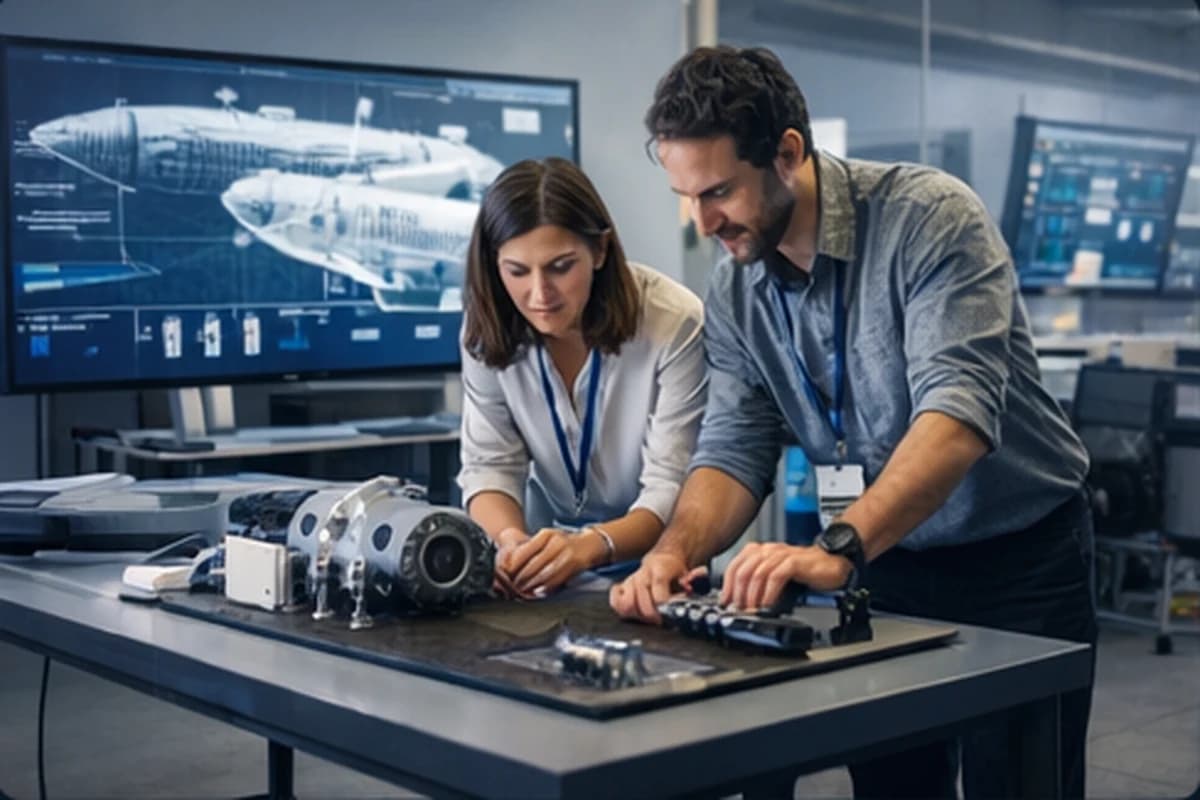 Data engineering workstation with analytics dashboards and code.